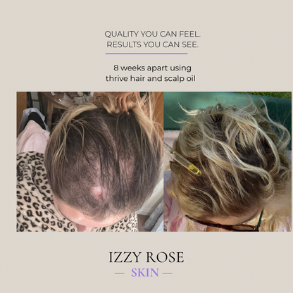 Nighttime routine for scalp, hair + skin.  Replace your 20 products with two that actually work