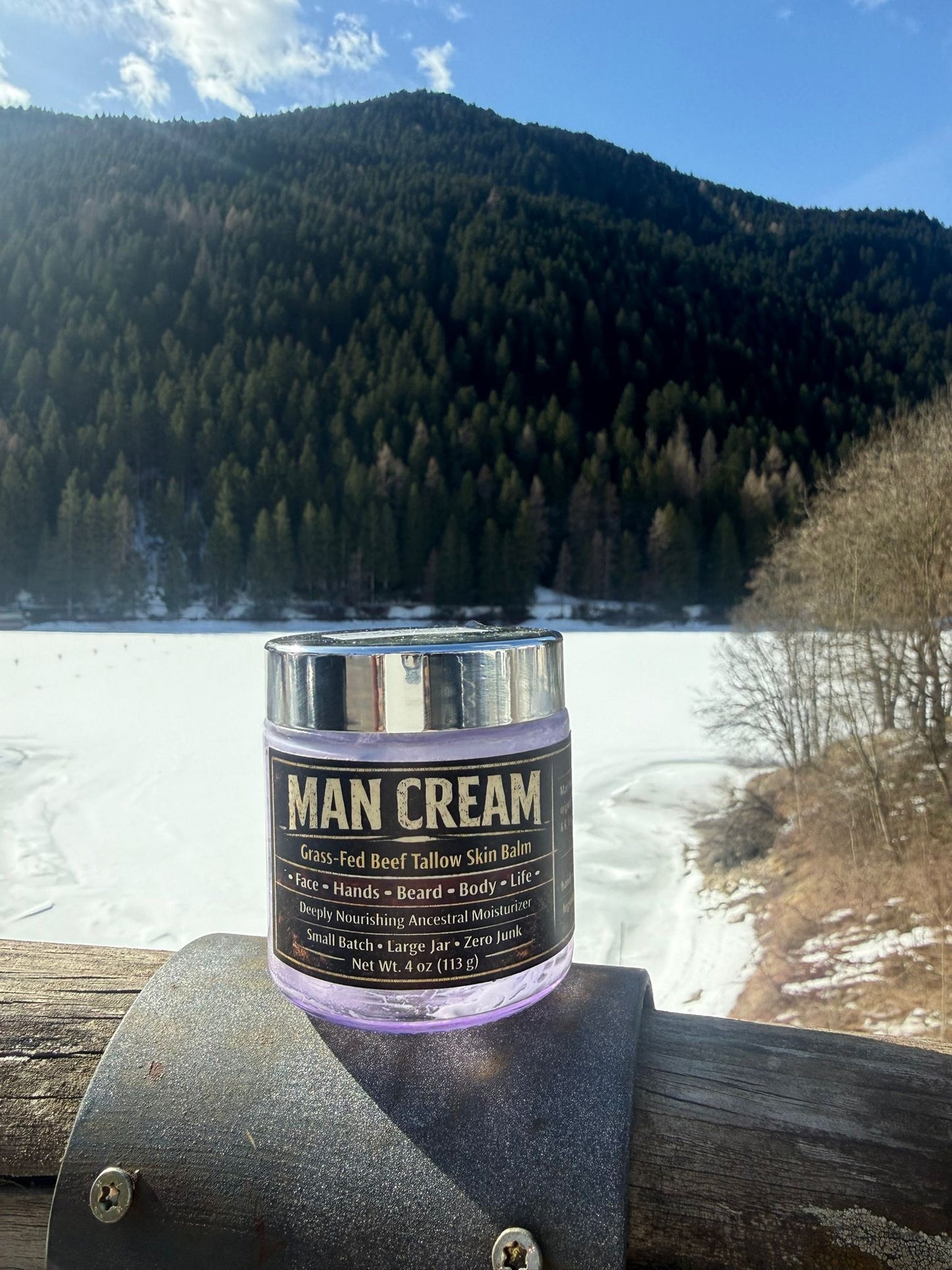 Man Cream — Grass-Fed Beef Tallow Whipped Moisturizer