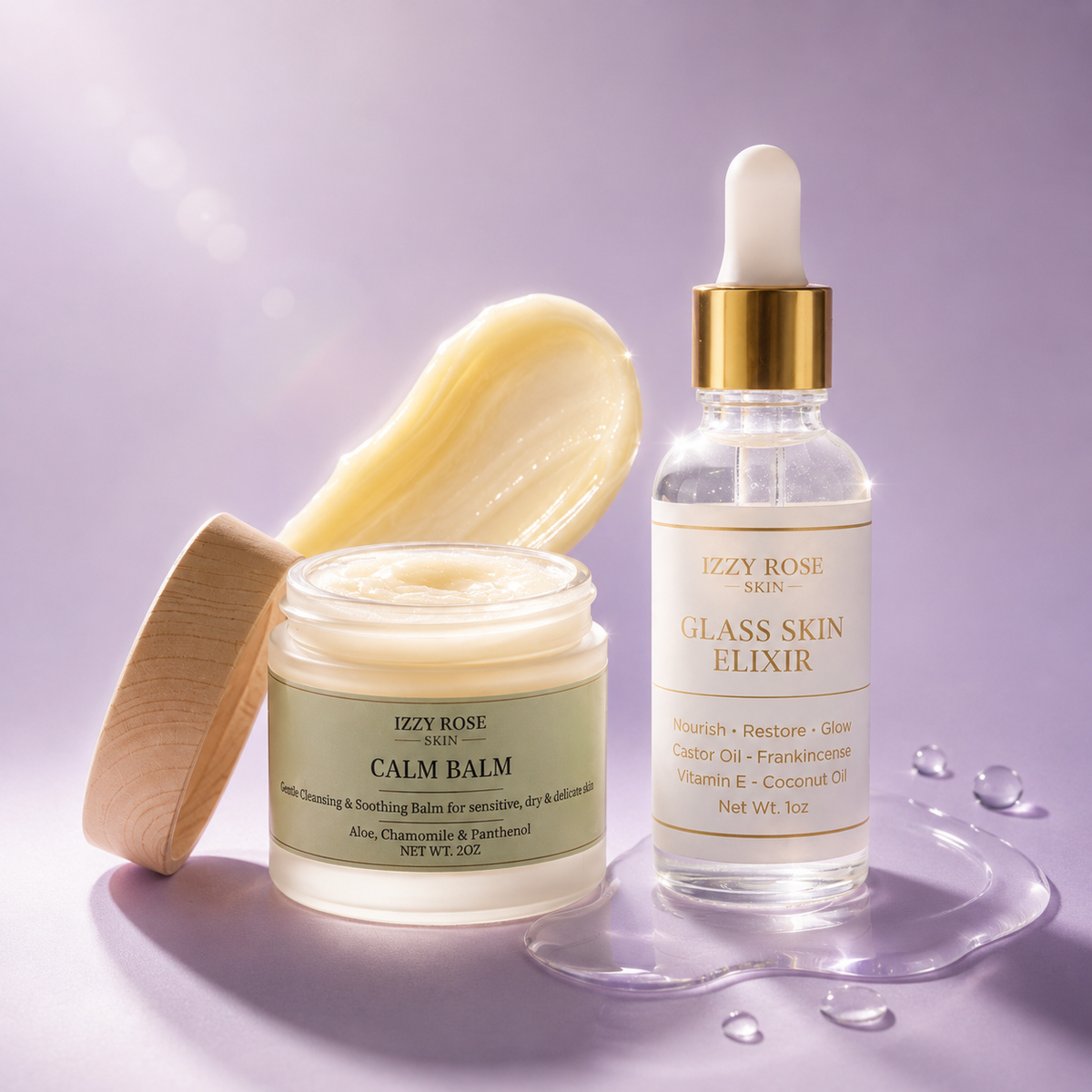 The Glow up Duo 🍃 Calm + hydrate + glow