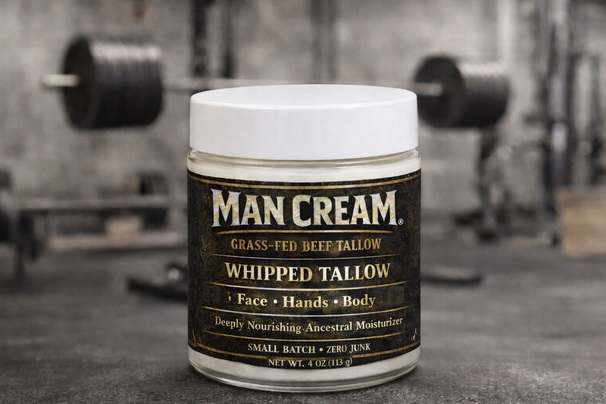 Man Cream — Grass-Fed Beef Tallow Whipped Moisturizer