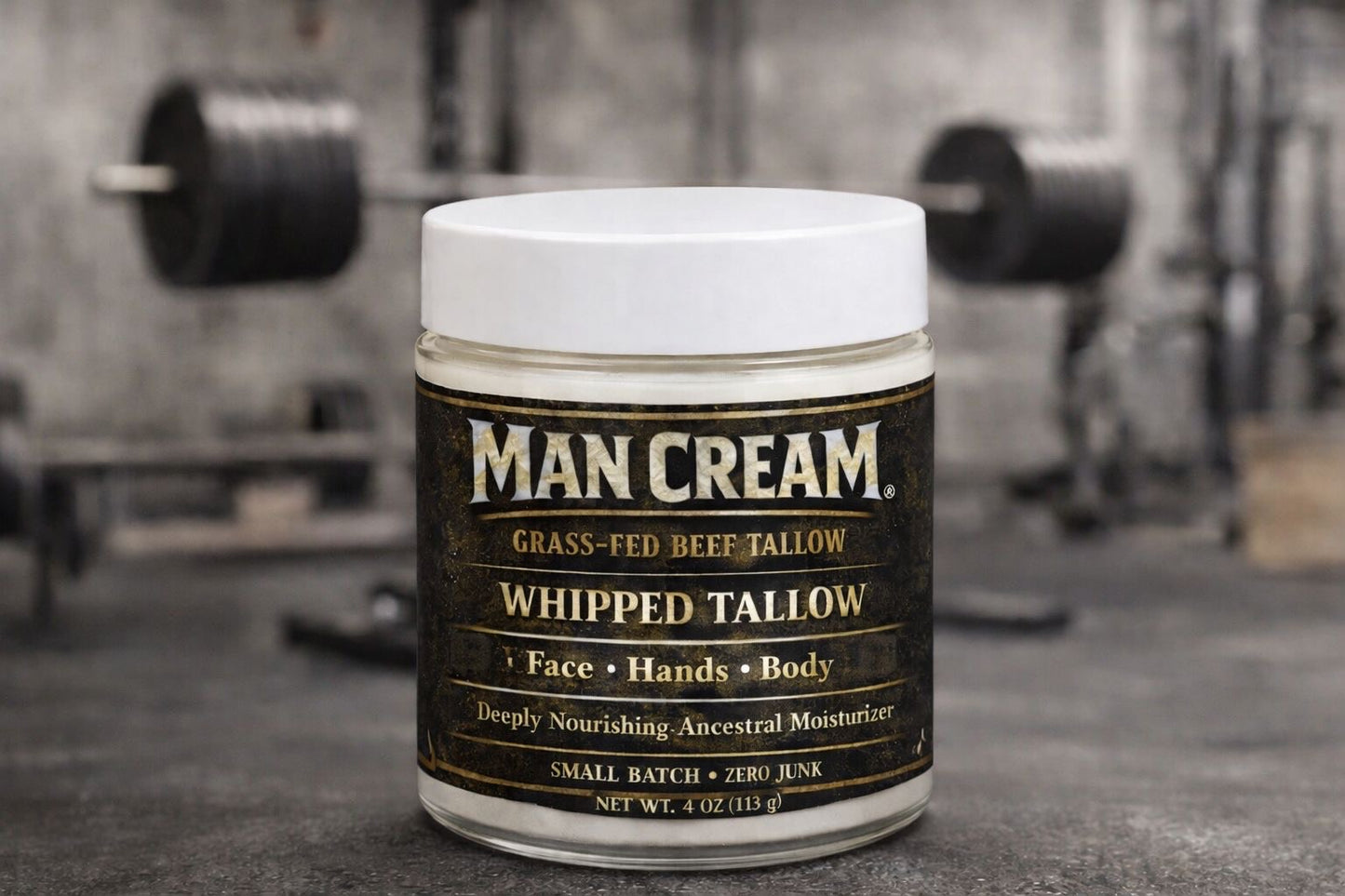 Man Cream — Grass-Fed Beef Tallow Whipped Moisturizer